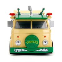 Jada Toys Teenage Mutant Ninja Turtles Party Wagon with Donatello Figure 1:24 Diecast Car