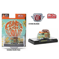 M2 Machines 1960 VW Delivery Van "Peace and Love" Mijo Exclusives 1:64 Diecast