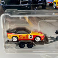 Hot Wheels Team Transport #95 Shell – '89 Porsche 944 Turbo & 2008 Porsche Cayenne 1/64