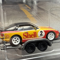 Hot Wheels Team Transport #95 Shell – '89 Porsche 944 Turbo & 2008 Porsche Cayenne 1/64