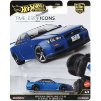 Hot Wheels Premium Car Culture Timeless Icons Nissan Skyline GT-R V-Spec II (BNR34)