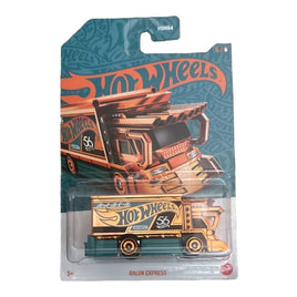 2024 Hot Wheels 56th Anniversary Pearl & Chrome Raijin Express Chase 1:64 Diecast Car