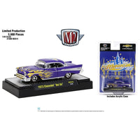 M2 Machines 2023 Magical Weekend of Cars DCS15 1957 Chevy Bel Air Finale Car Signed by Sean Taylor