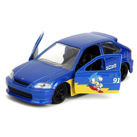 Jada 1997 Honda Civic Type-R Sonic the Hedgehog 1:32