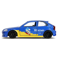 Jada 1997 Honda Civic Type-R Sonic the Hedgehog 1:32