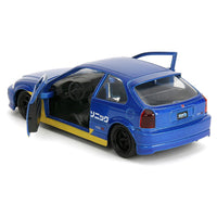 Jada 1997 Honda Civic Type-R Sonic the Hedgehog 1:32