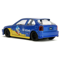 Jada 1997 Honda Civic Type-R Sonic the Hedgehog 1:32
