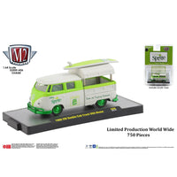 M2 Machines Sprite Chase 1960 VW Double Cap Truck USA A06 1:64 Diecast