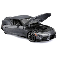 Toyota GR Supra Gray Metallic "Special Edition" Series 1/24 Diecast Model Car by Maisto
