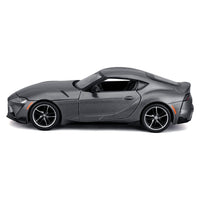 Toyota GR Supra Gray Metallic "Special Edition" Series 1/24 Diecast Model Car by Maisto