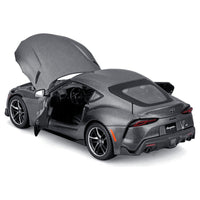 Toyota GR Supra Gray Metallic "Special Edition" Series 1/24 Diecast Model Car by Maisto