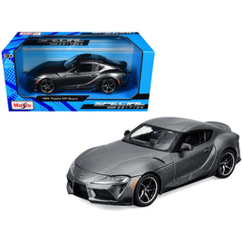Toyota GR Supra Gray Metallic "Special Edition" Series 1/24 Diecast Model Car by Maisto