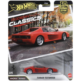 Hot Wheels Premium Car Culture Modern Classics Ferrari Testarossa