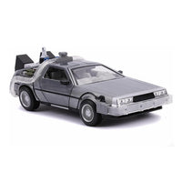 Jada Back to The Future 2 Time Machine with Lights (Hover Mode) 1:24 Diecast Model Car