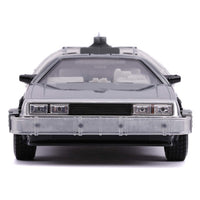 Jada Back to The Future 2 Time Machine with Lights (Hover Mode) 1:24 Diecast Model Car