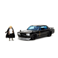 Tokyo Revengers 1971 Nissan Skyline GT-R with Mikey Figure 1:24 Diecast