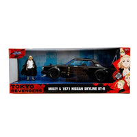 Tokyo Revengers 1971 Nissan Skyline GT-R with Mikey Figure 1:24 Diecast