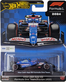 Hot Wheels Premium Formula 1 Visa Cash App RB #22