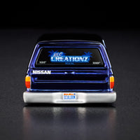 Hot Wheels Red Line Club Exclusive 1986 Nissan 720 King Cab Blue 1/64 Diecast Car