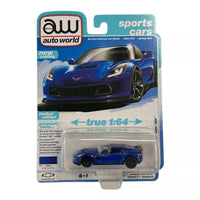 Auto World 2019 Chevy Corvette Z06 1:64 Diecast Car