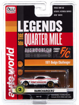 Auto World Legends of the 1/4 Mile Ram Chargers Slot Car