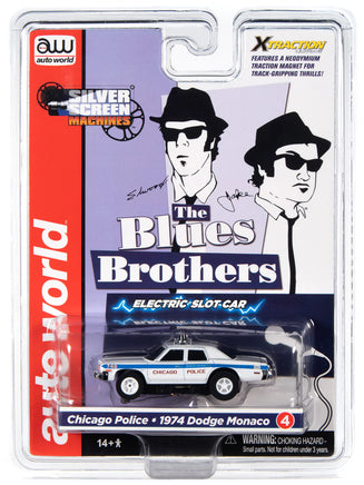 Auto World The Blues Brother Slot Car 1974 Dodge Monaco