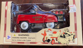 Die Cast Metal Pedal Power 1:10 Scale Golden Wheel Gas Pedal Car