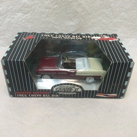 Gearbox Collectibles 1955 Chevy Bel Air Pedal Driven Car Dusk Plum and Dune Beige