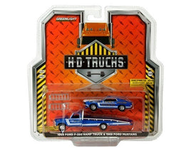 Greenlight H. D. Trucks 1969 Ford F-350 Ramp Truck & 1969 Ford Mustang