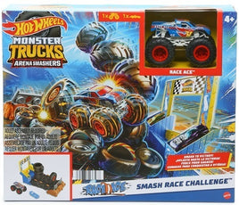 Hot Wheels Monster Trucks Arena Smashers Smash Race Challenge