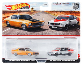 Hot Wheels Premium 2 Pack ' 73 Holden Monaro GTS / 77 Holden Trana A9X