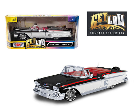 Get Low 1958 Chevy Impala Black/White 